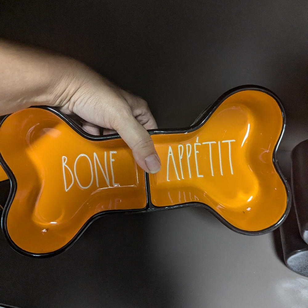 Rae Dunn dog dish Halloween new 👻🎃